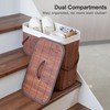 Stair Basket with Lid & Handle – Staircase Storage Basket