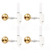 4PCS Fishing Glow Sticks with 4pcs Bells High Visibility Color