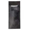 30 Pieces Cutlery Pouches with Napkin, Paper, black