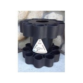 Fishing Rod Retainer - The multiple fishing rod holder and carrier designed for the dock and boat. Holds, stores, protects, and transports rods with a handle