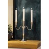 Silver Plated Candlestick Venezia – 3 Bulbs