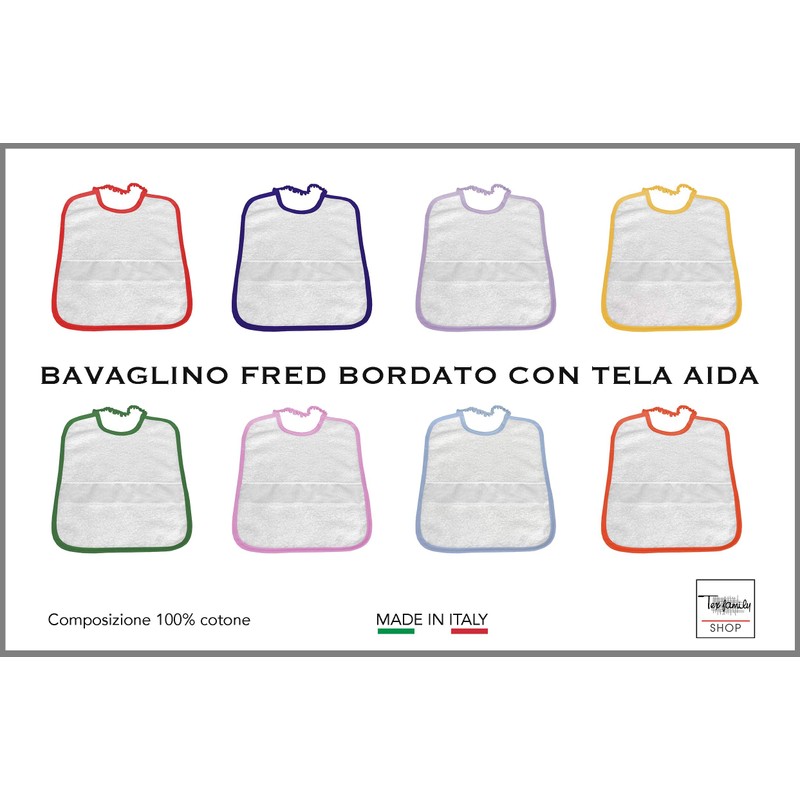 Nursery Napkin Plain Aida Canvas Embroidered Name, lightblue