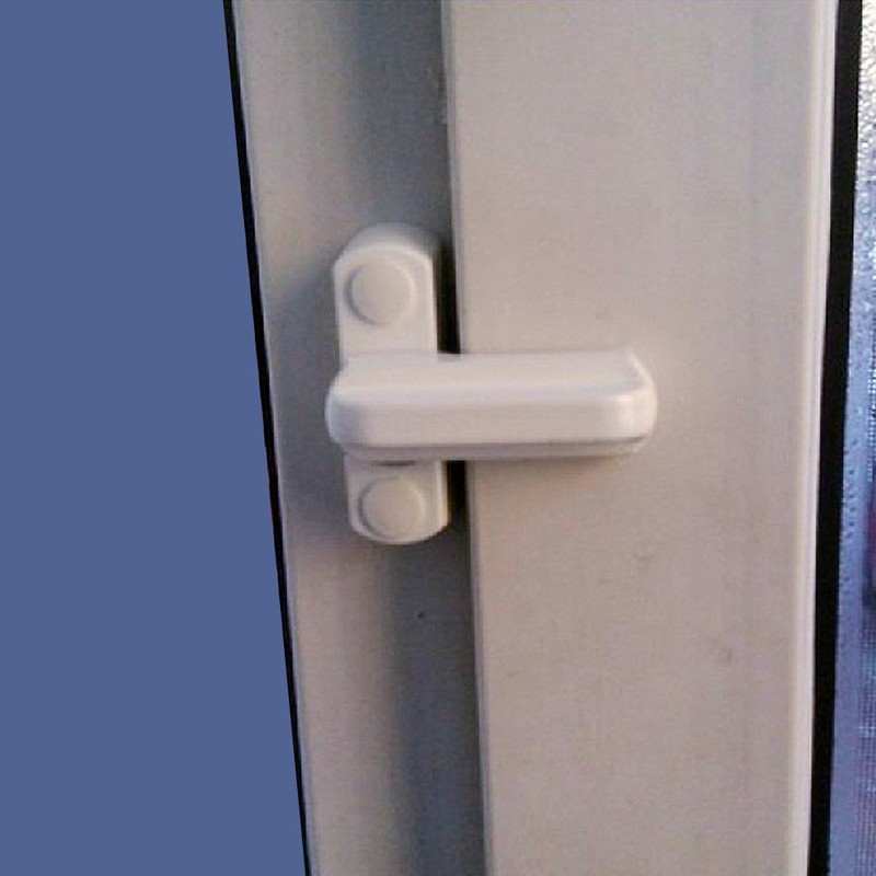 Ruilasago 8X Sash Jammer + Fitting Screws, uPVC PVC Window