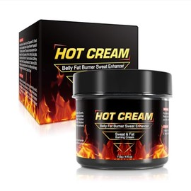 Crema De Sudor Caliente Para Quemar Grasa Abdominal Y Tratar La Celulitis | Sudor Dulce Con Vitamina E | Gel Reafirmante Pre-Entrenamiento | Loción Caliente Reafirmante Para Abdomen, Muslos