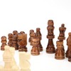 Wooden Chess Pieces, Wooden Chess Checkers Pieces Set Casual Toy