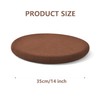 Gumcoly Memory Foam Seat Cushion 14 Inch, Round Stool Cushion,