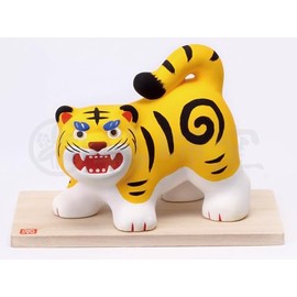 Yakushi Kiln May Doll, Japanese Made, Children's Day, Compact, Mini, Ceramic, Nishiki-sai, Tiger Decoration