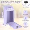 Yaocom Metal Donation Cash Box Collection Safe Suggestion Box with