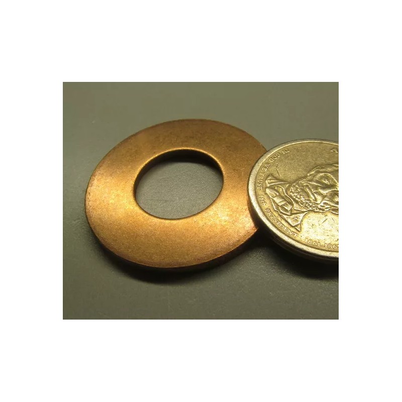 Unbranded Bronze Round Washer, No 5/8 Screw, 1.50" OD x