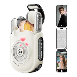 XO Simple is Beauty Wireless Earbuds with Video Control & Camera Shutter, BT 5.4 HiFi Stereo Sound, Long Playtime, Fast Charging, Touch Control, IPX5 Sweatproof for Sports, Work & Commute