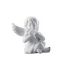 Angel Small White Matt Angel with Butterfly