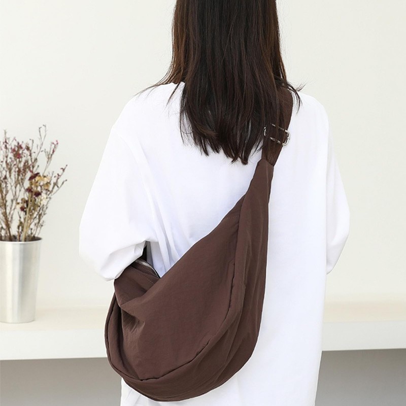 Tuten Women's Shoulder Bag, Lightweight, Crossbody Bag, Nylon, Waterproof, Solid