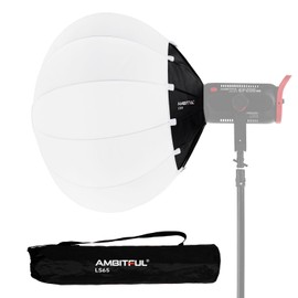 AMBITFUL LS65 Lantern Softbox 25.6 inch/65 cm Soft Lighting Modifier Bowens Mount Softbox for Video Continuous Light, Live Video Light