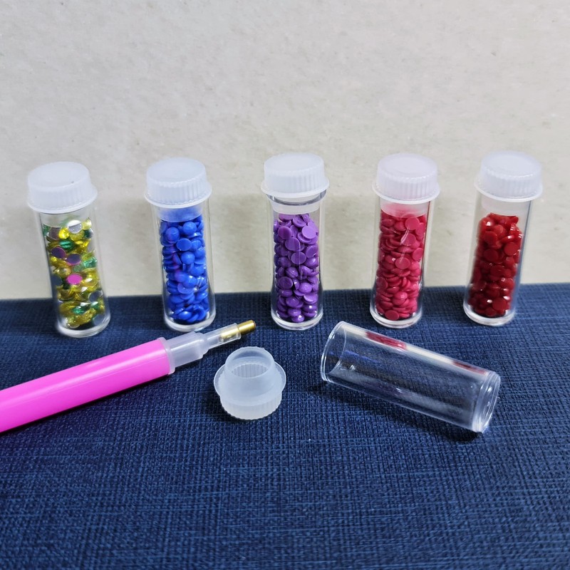 SHC Web 20 x 1ml Empty Mini Clear Plastic Tubes