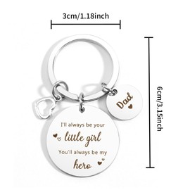 Valentines Gifts for Dad Gifts Keyring Dad Birthday Gifts for Dad from Daughter Son Daddy Birthday Gifts Dad Gifts from Daughter Fathers Day Dad Gifts for New Dad Step Dad Gifts for Dads Christmas