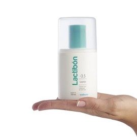 Lactibón Limpiador Facial y Corporal | Loción Dermolimpiador Suave | Restaudaror del pH Natural | Ideal para Piel Seca, Sensible o con Acné | Ácido Láctico USP 1,1% | Frasco con 120ml