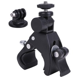 Lubonarie Camera Holder with Adapter, Camera Stand, Camera Mount, Clip-on Rod Clamp, Clamp Mount, Ball Head Mount, Super Clamp, Ball Head Arm, Crab Scissors Clamp, Magic Arm (Black)