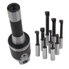 WFLNHB 2 Inch Boring Head R8 Shank 9pcs 1/2 Inch