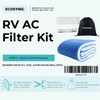 MERV 8 Air Vent Filter Roll 12" x 190", Cut-to-Fit