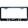 XHuiZio Heartbeat Moon Star Mountain Camping License Plate Frame for