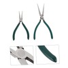 TEHAUX 2pcs Warp Knitting Tool Long Nose Flat Jaws Pliers