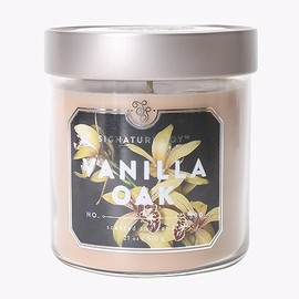 Signature Soy Lidded Vanilla Oak Scented Candle