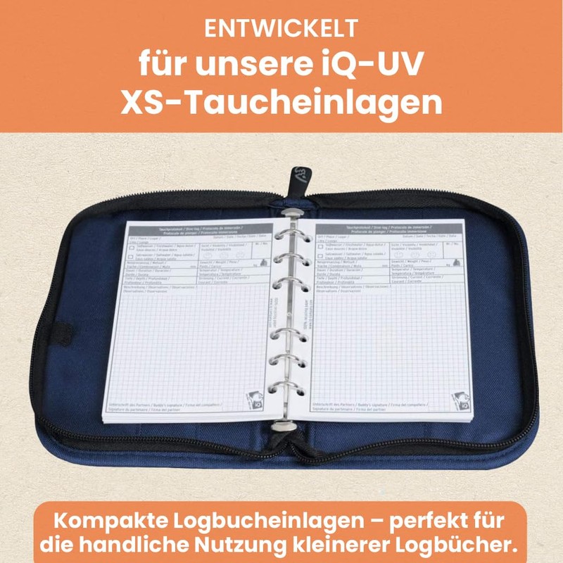 IQ Company Scuba diving log book binder - royalnavy, XS