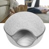 Cat Cave Bed Detachable Washable Semi Enclosed Felt Kitten Hideout