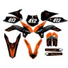 2013-2014 SX 105 Binary Orange Senge Graphics Complete Kit with