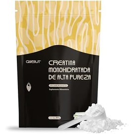 QUENUT  Creatina Monohidratada de Alta Pureza Sin Sabor, Creapure (23BD21) 450g  Apoyo para la Energía y Rendimiento Físico  Suplemento Alimenticio,