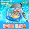 Baby Swimming Float,Anti-Rollover Design Baby Swim Ring,Extra Wide Baby Floaties