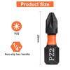 BAIDETS Pro PZ2 Bit Assortment - Screwdriver Bits Set of