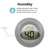 Kinyanco 5-Pack Mini Hygrometer Thermometer with Digital LCD Display Indoor