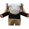 Alpha Medical Industrial Back Support, Lower Back Brace with Attached