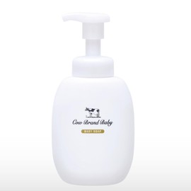 Cow Brand Baby Full Body Foaming Soap with Pump, 13.5 fl oz (400 ml), 90% Food-Grade Ingredients, Gentle on Eyes, Low Irritation
