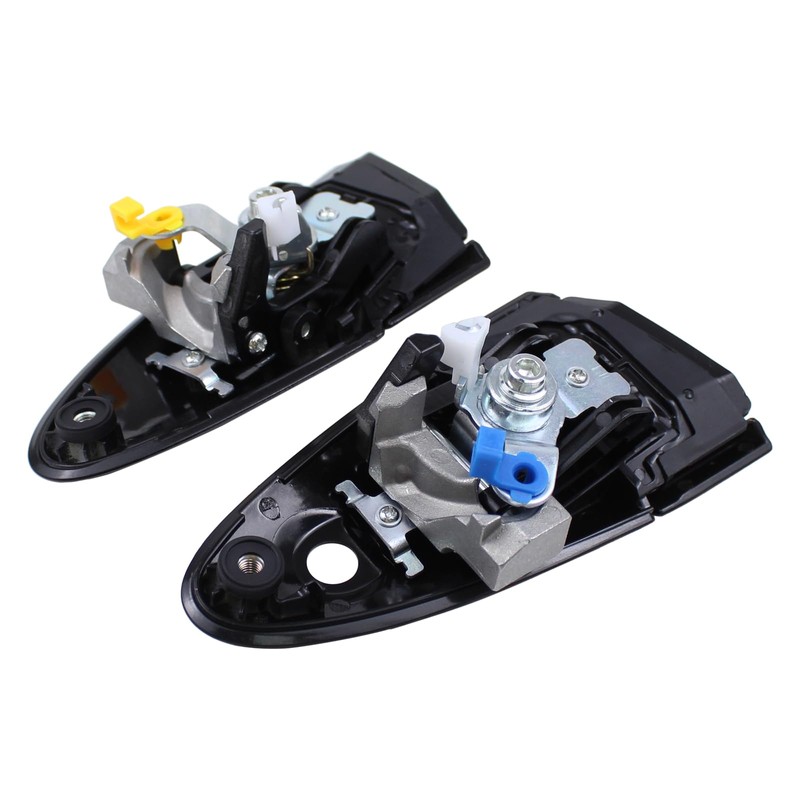 NewYall Black Left and Right Exterior Door Handle for Honda