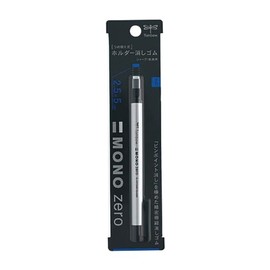 トンボ鉛筆 ホルダー消しゴム モノゼロ 角型 シルバー EH-KUS04 【5セット】