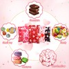 Pickmesh 150 Pcs Valentines Day Plastic Bags Bulk Valentine Candy