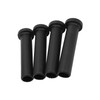 4pcs Front A Arm Long Bushing with Spacer Black Replacement