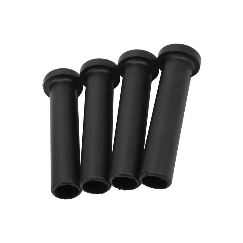 4pcs Front A Arm Long Bushing with Spacer Black Replacement