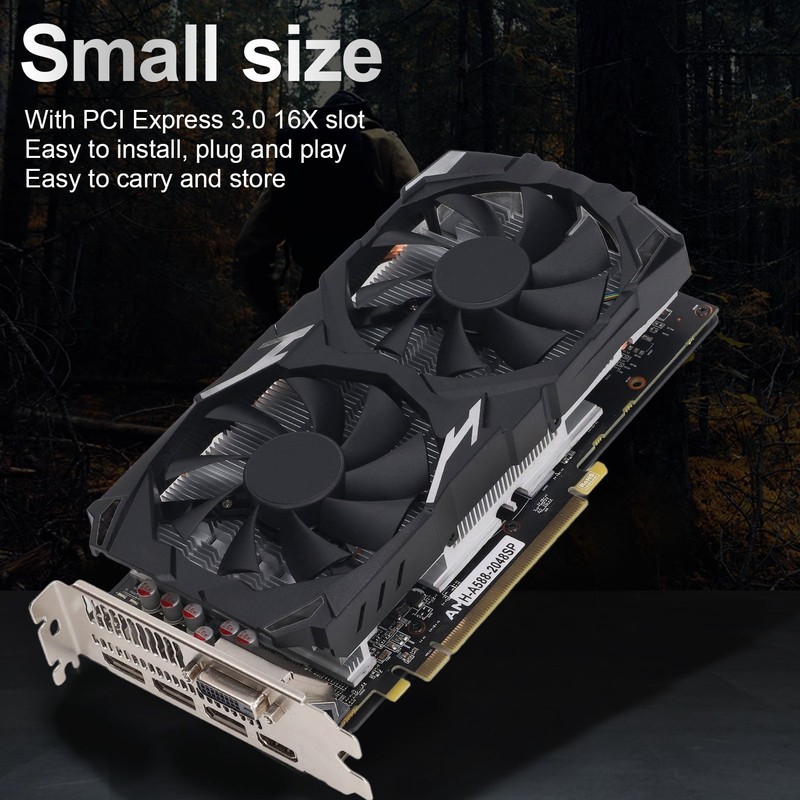 RX580 Game Graphics Card 8GB GDDR5 256BIT Low Noise Desktop