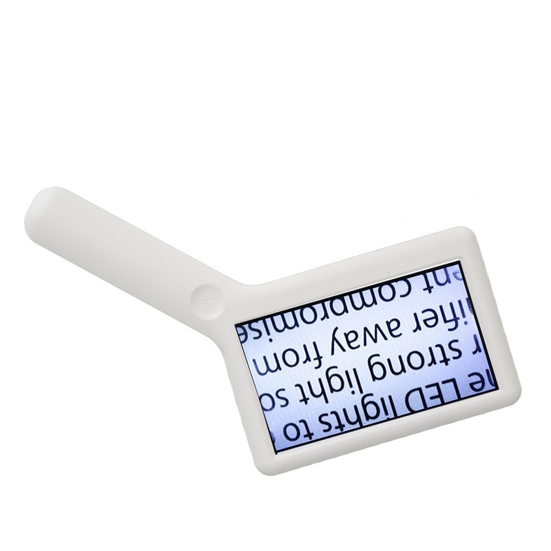 Handheld Reading Magnifier 3/5/10X 1MP 6 Light Chips USB Rechargeable