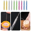 Pack of 10 Coloured Straw Cleaning Brush, Test Tube Brush,