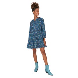 TRENDYOL Women's Midi Shift Dress, blue