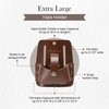 Style n Craft Extra Large Tape Holder, Full-Grain Leather Tool
