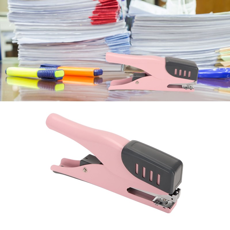 Office Stapler Ergonomic 20 Sheet Capacity Effortless Desktop Stapler Metal