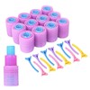 36 Piece Hair Rollers Set with Self-Grip, Sleeping Curlers, Portable