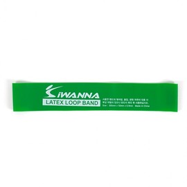 Iwannna Loop Band Level 4 Green 0.9mm 2ea
