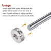 HARFINGTON 2pcs Shaft Collar 14mm Bore Aluminum Alloy Set Screw