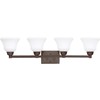 Kichler Langford 35" 4 Light Vanity Light with Satin Etched